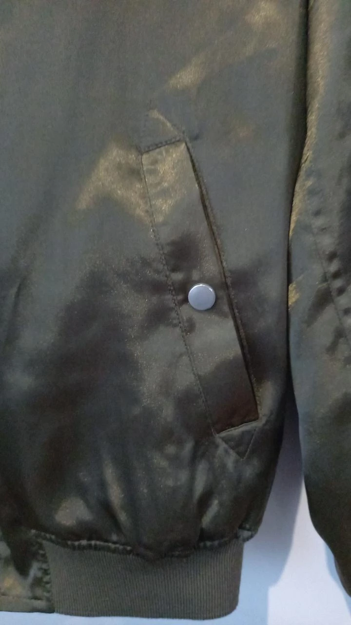 Bomber de media temporada color caqui – photo 4